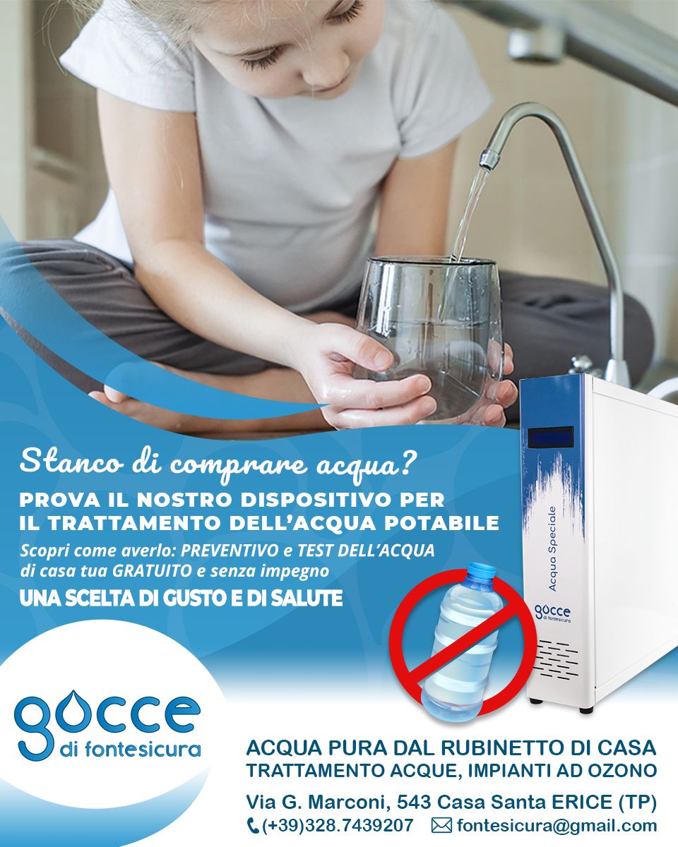 Test gratuito acqua potabile uso domestico